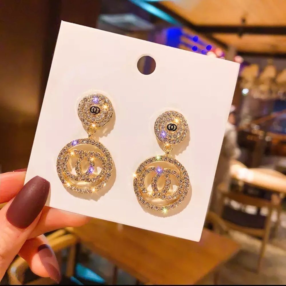 ❌Nickel Free Hanging/Dangling Circle Stud Earrings